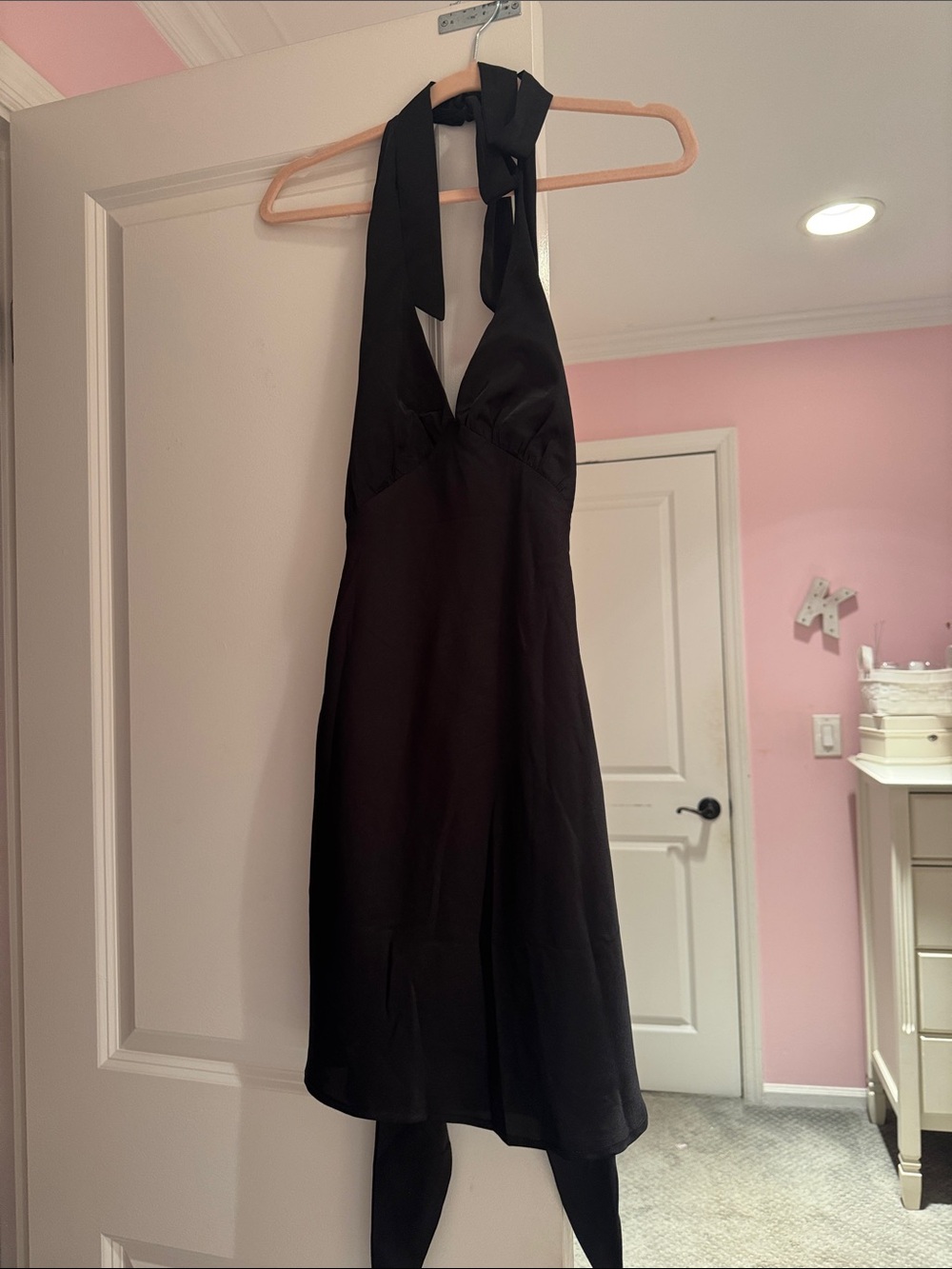 Peppermayo Heavy Hearted Black Mini Dress